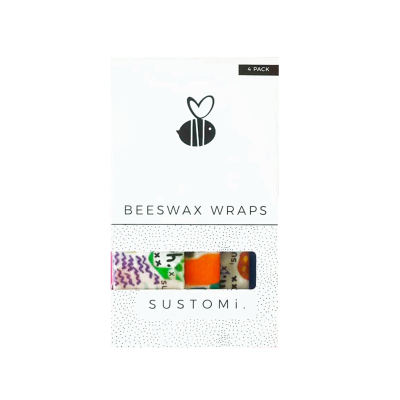 Limited Edition Beeswax Wraps  Shuh Lees Dreams 4 Pack: 1S 1M 1L 1XL