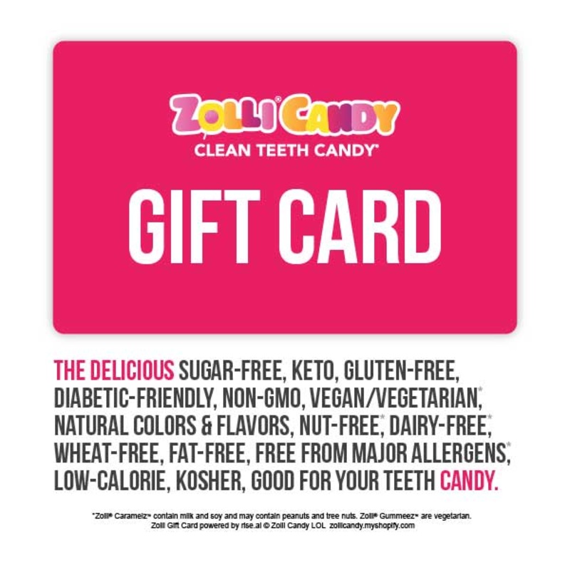 Zolli Candy Store Gift Card|$10|$30|$50|$100