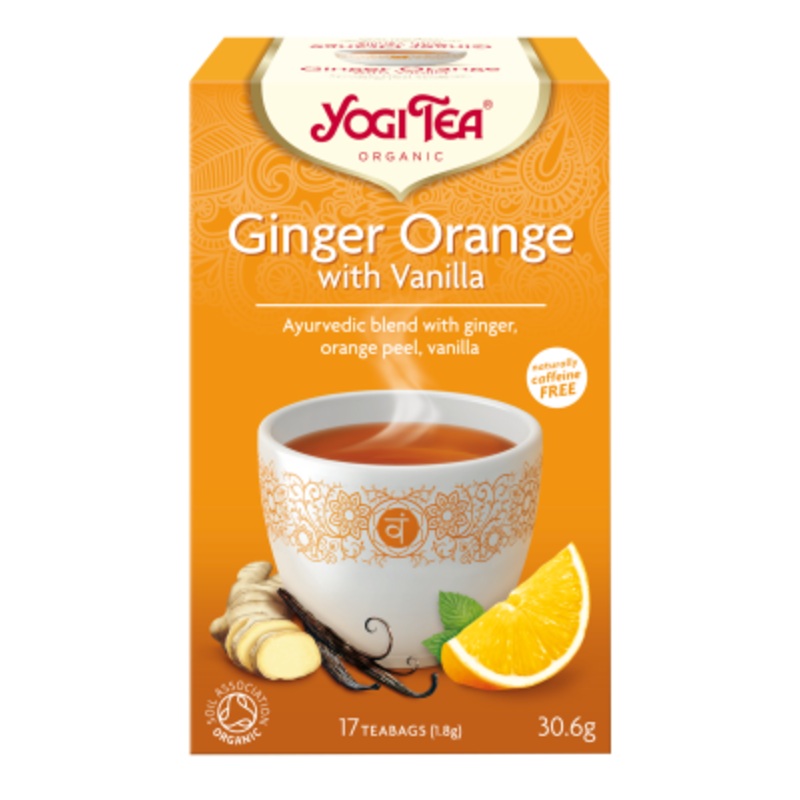 Yogi Organic Ginger Orange Tea with Vanilla