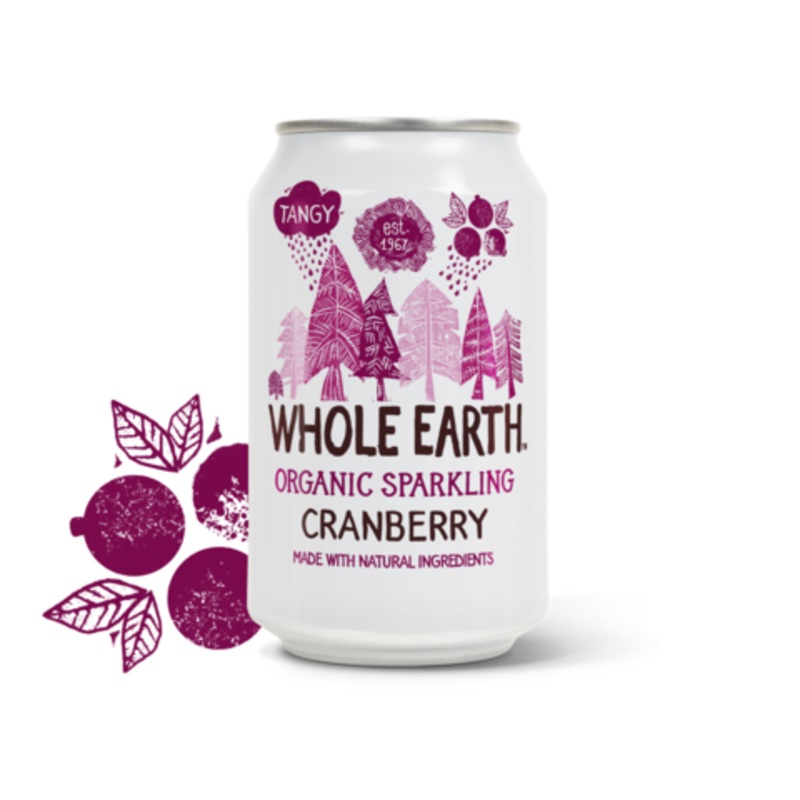 Whole Earth Organic Sparkling Cranberry