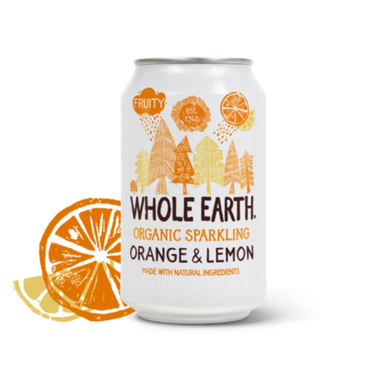 Whole Earth Organic Sparkling Orange & Lemon