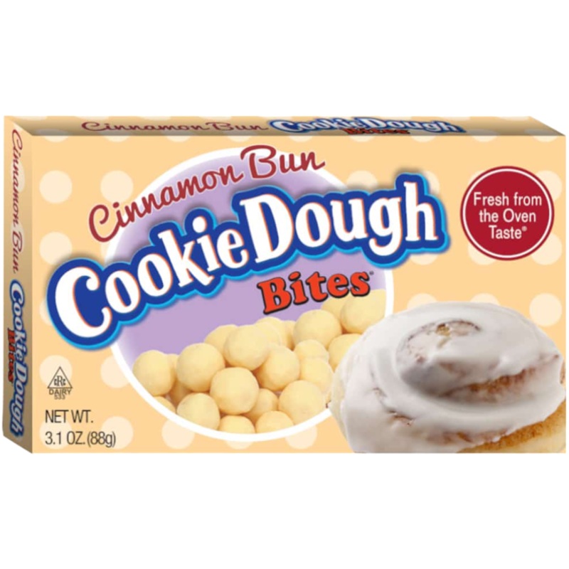 Cinnamon Bun Cookie Dough Bites Theatre Box – 3.1oz (88g)