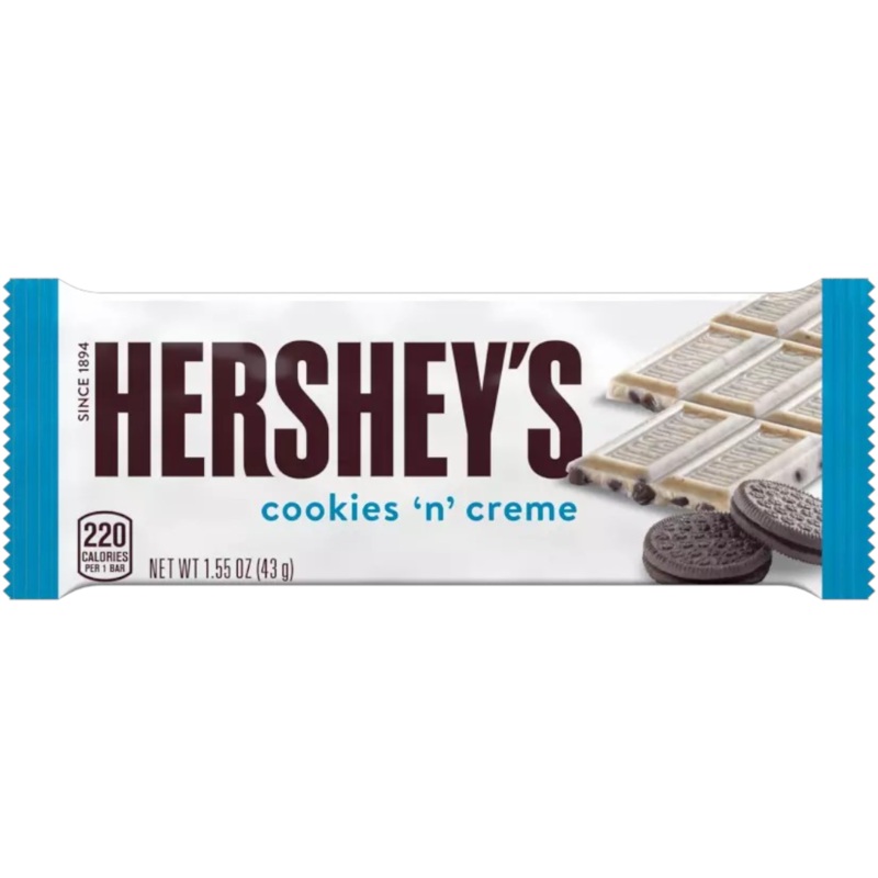 Hershey’s Cookies ‘N’ Creme Bar – 1.55oz (43g)