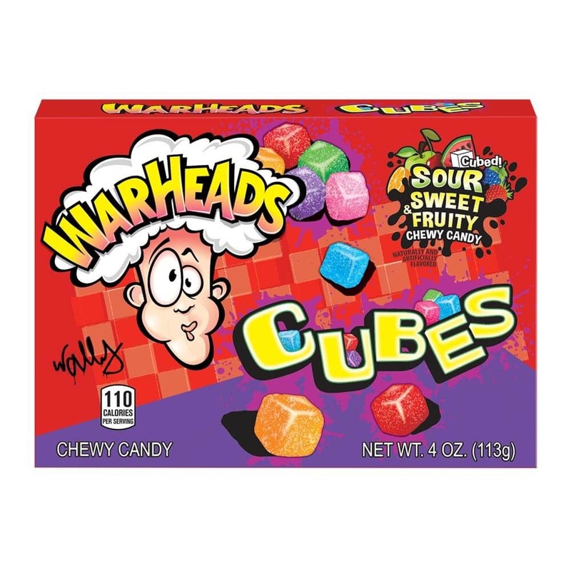 Warheads Sour Chewy Cubes Theatre Box – 113g