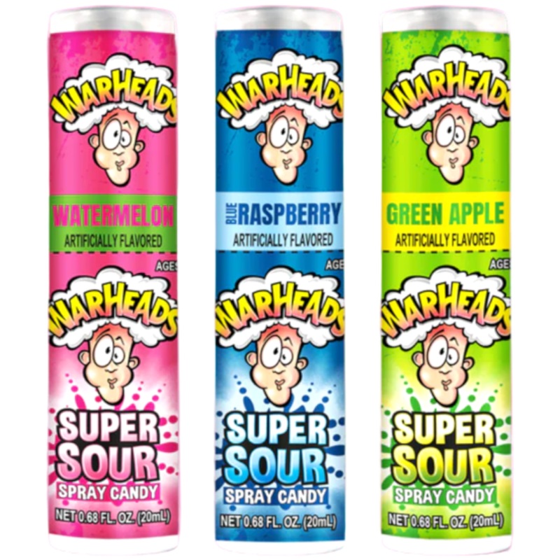 Warheads Super Sour Candy Spray – 0.68fl.oz (20ml)