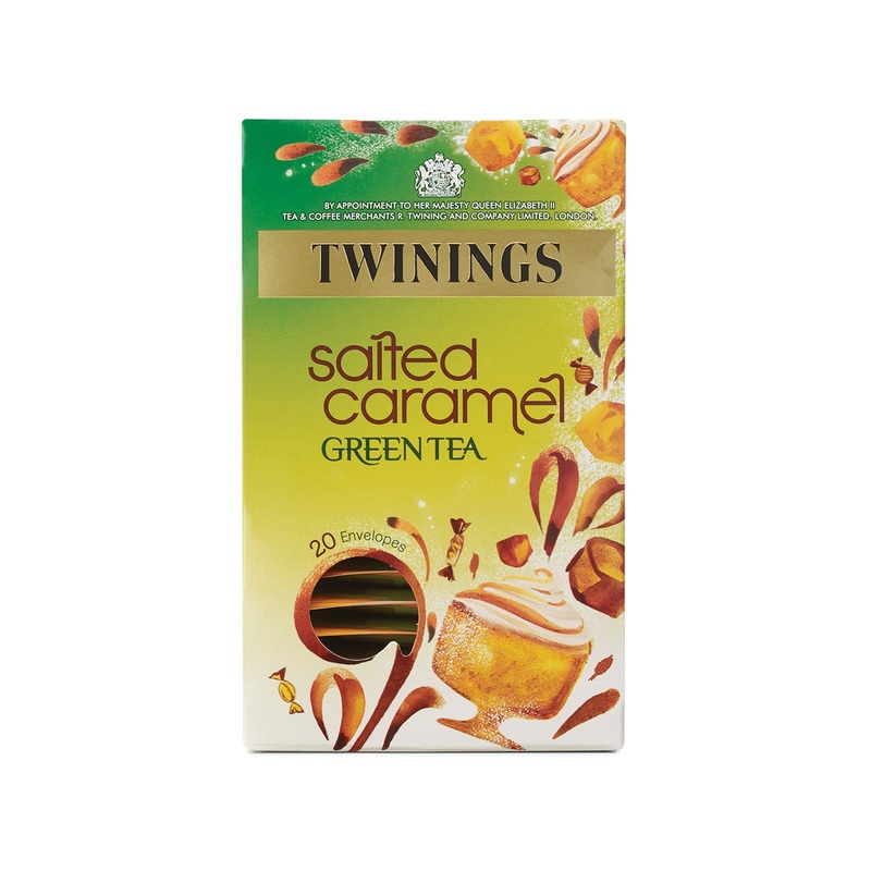 Salted Caramel Indulgence Green Tea – 20 Envelopes