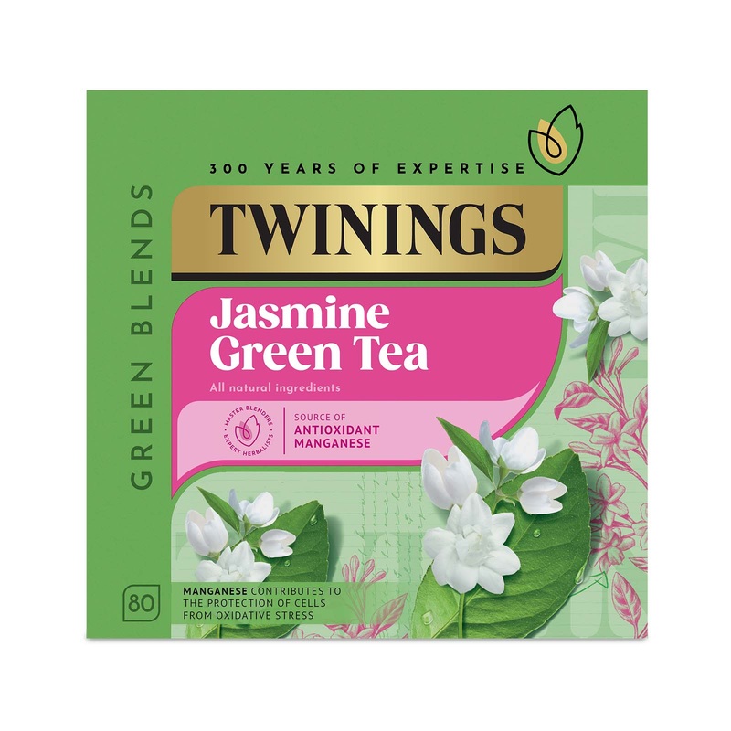 Green Tea & Jasmine – 80 Tea Bags