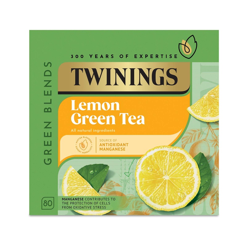 Green Tea & Lemon – 80 Tea Bags