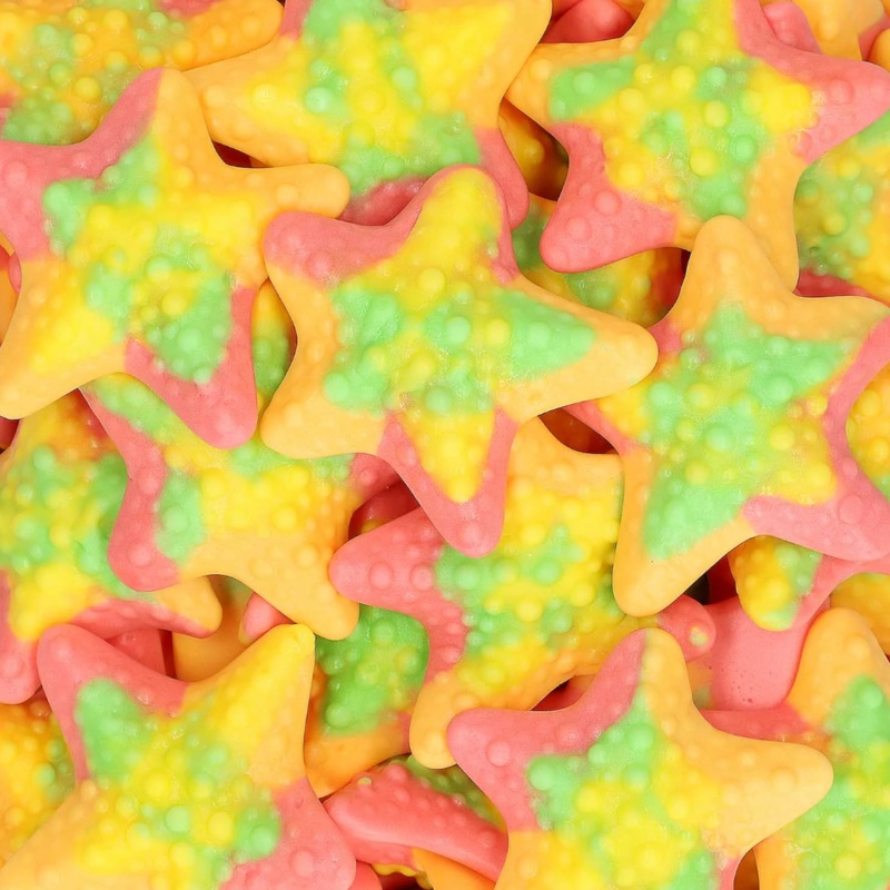 Gummy Tropical Starfish|125g (0.28lb)|250g (0.55lb)|500g (1.1lb)|1kg (2.2lb)|P|B|62.5g (0.14lb)