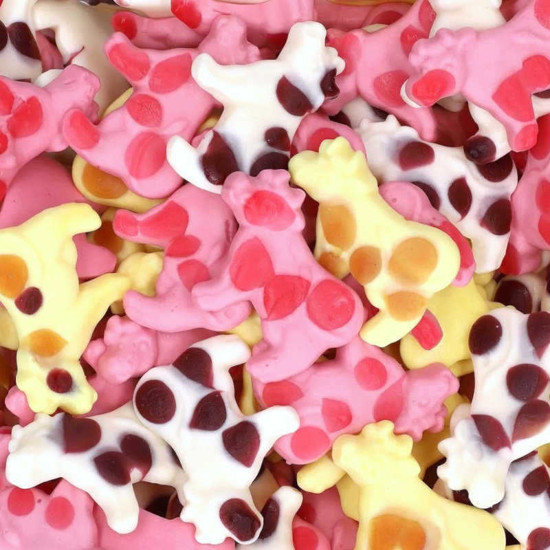 Trolli Gummy Milky Cows|125g (0.28lb)|250g (0.55lb)|500g (1.1lb)|1kg (2.2lb)|P|B|62.5g (0.14lb)