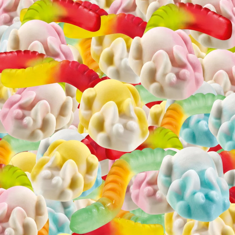 Trolli Gummy Playmouse|125g (0.28lb)|250g (0.55lb)|500g (1.1lb)|1kg (2.2lb)|P|B|62.5g (0.14lb)