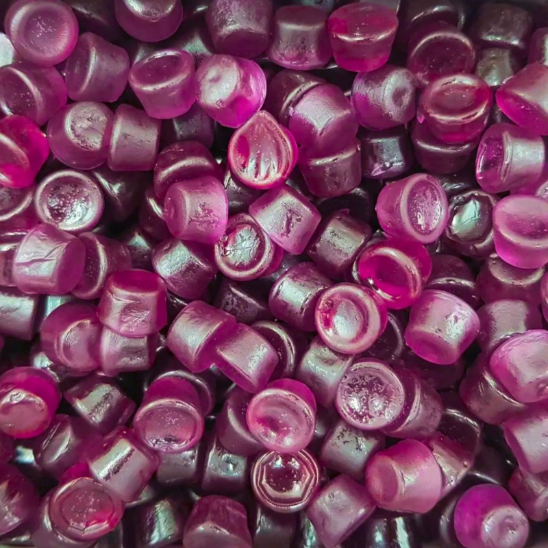 Violet Gummy Buttons|125g (0.28lb)|250g (0.55lb)|500g (1.1lb)|1kg (2.2lb)|P|B|62.5g (0.14lb)