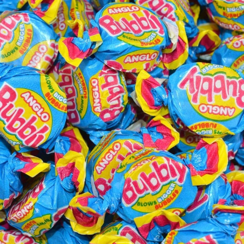 Anglo Bubbly Bubblegum|125g (0.28lb)|250g (0.55lb)|500g (1.1lb)|1kg (2.2lb)|P|B|62.5g (0.14lb)