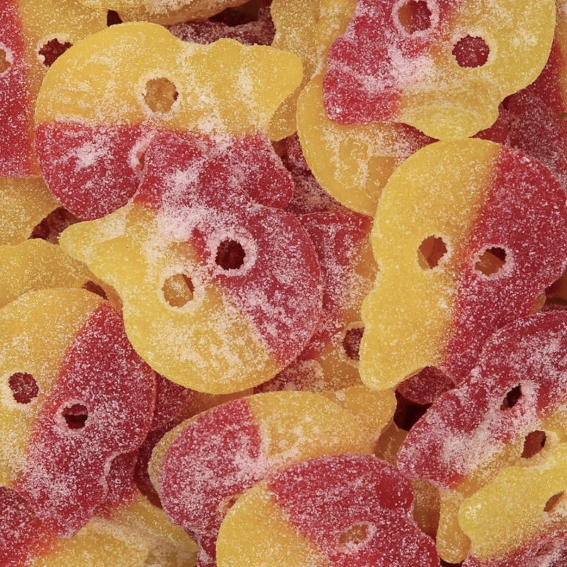 BUBS Giant Sour Skulls|125g (0.28lb)|250g (0.55lb)|500g (1.1lb)|1kg (2.2lb)|P|B|62.5g (0.14lb)