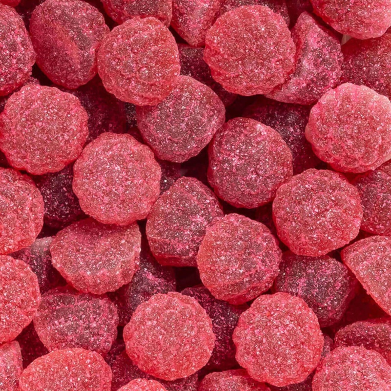 Sugared Strawberry Drops|125g (0.28lb)|250g (0.55lb)|500g (1.1lb)|1kg (2.2lb)|P|B|62.5g (0.14lb)
