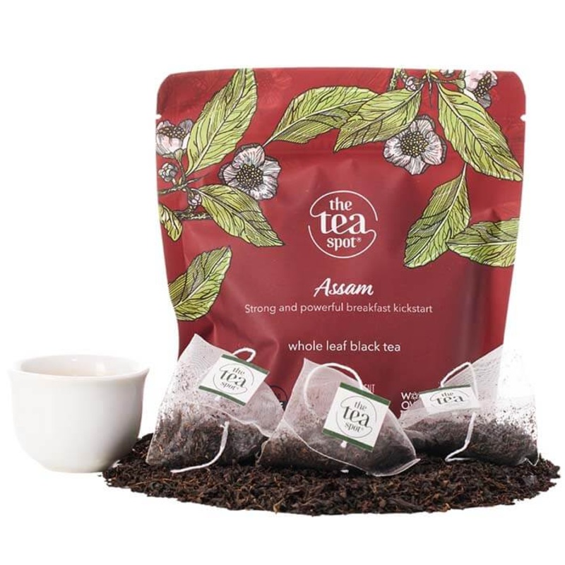 Assam Tea, Organic|Loose leaf sample|15 Sachets|50 Sachets|1/4 LB Loose|1 LB Loose