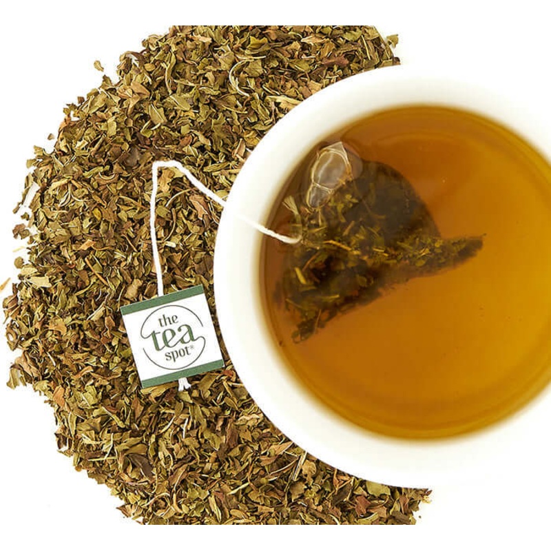 Peppermint Tea, Organic|Loose leaf sample|2.0 oz Loose|1/2 LB Loose|15 Sachets|50 Sachets