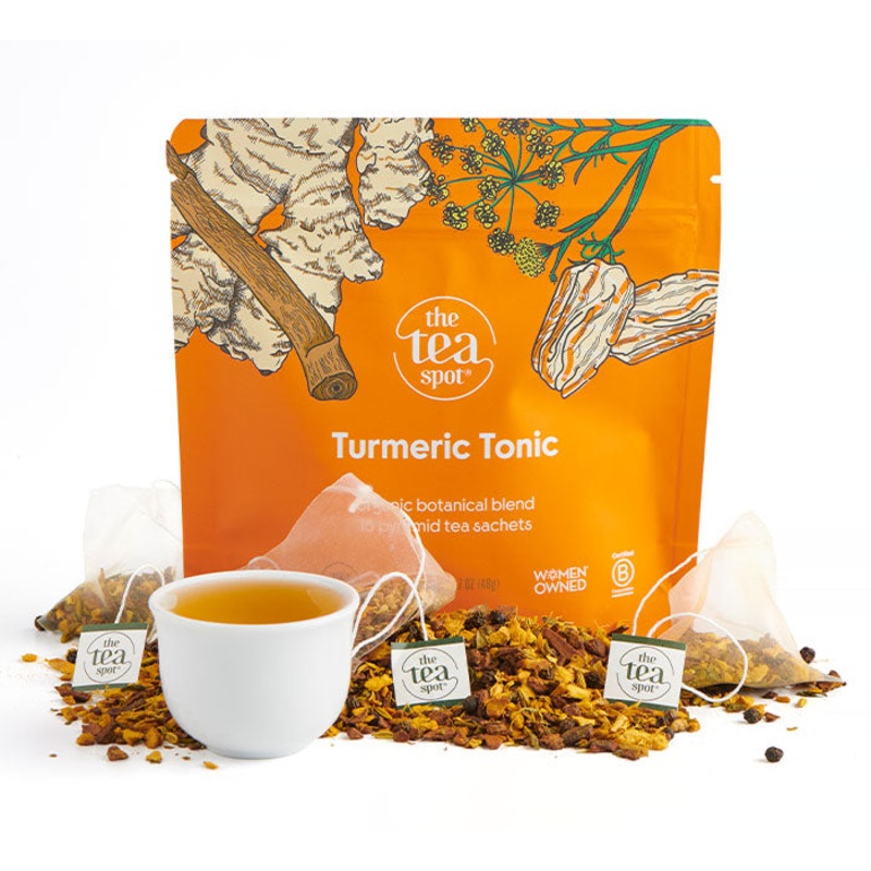 Turmeric Tonic, Organic|Loose leaf sample|1/4 LB Loose|1 LB Loose|15 Sachets|50 Sachets