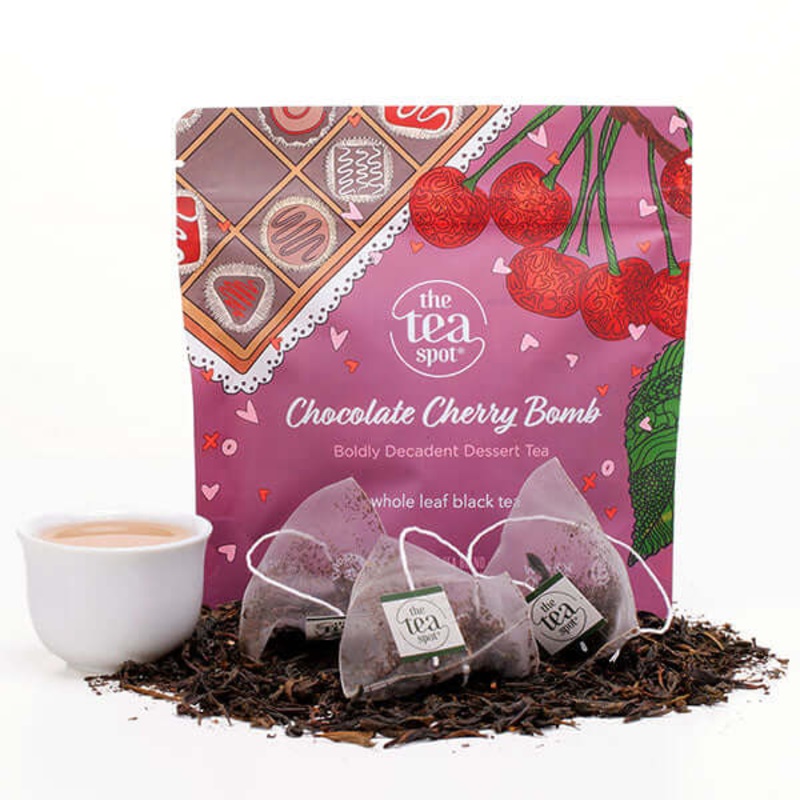 Chocolate Cherry Bomb!|Loose leaf sample|15 Sachets|50 Sachets|1/4 LB Loose|1 LB Loose
