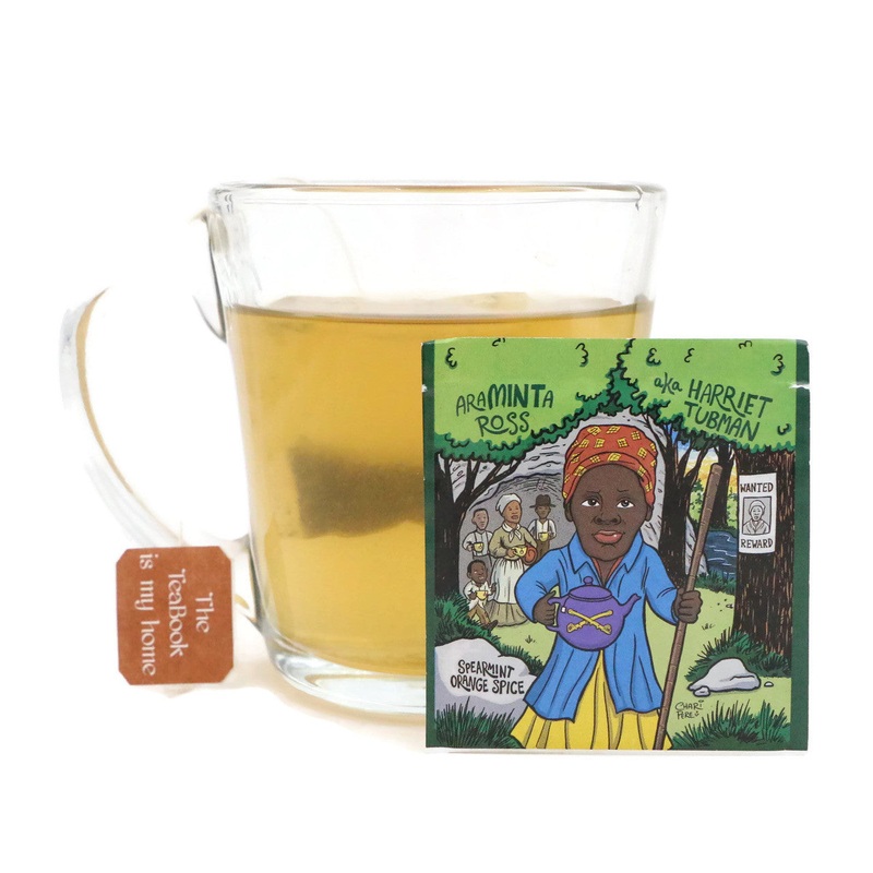 AraMINTa Ross (Harriet Tubman): Organic Spearmint Orange Spice Tea (Herbal / Caffeine Free)