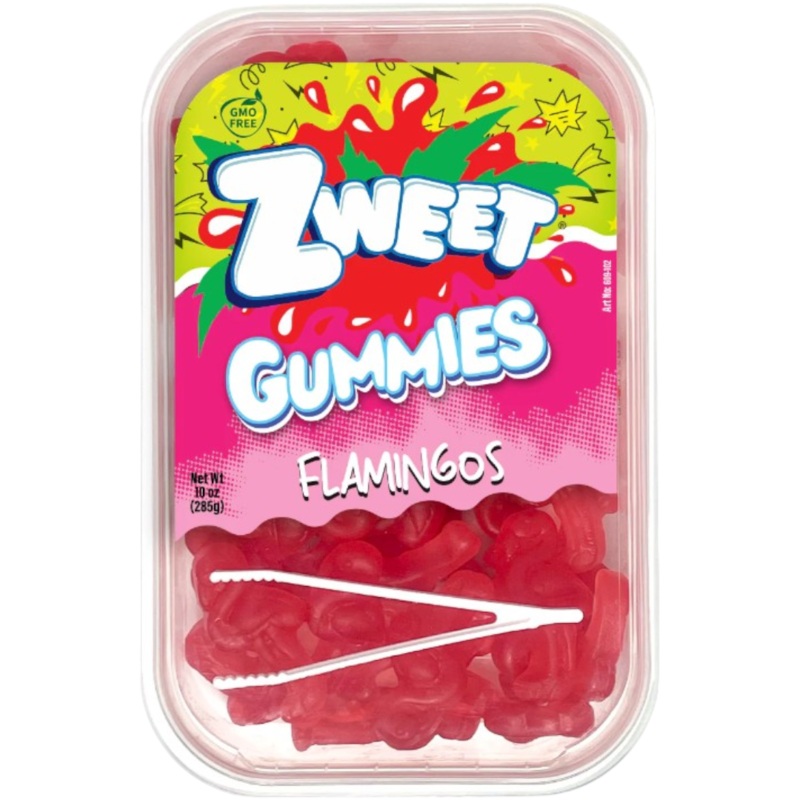 Zweet Gummies Flamingos Share Box – 10oz (285g)
