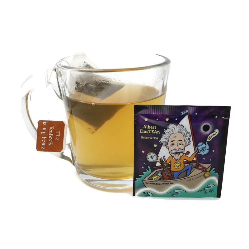 Albert EinsTEAN – RelativiTEA (Albert Einstein): Organic Moroccan ExperiMINT Green Tea (Caffeinated)