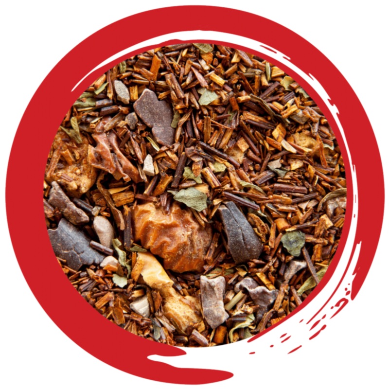 Chocolate Mint – Rooibos Tea|1 oz (avg. 7 large cups)|2 oz|4 oz|16 oz|Cold Brew Pack (brews 64 oz) Low Sugar|Cold Brew Pack (brews 64 oz) No Sugar