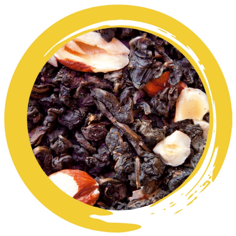 Hazelnut Vanilla – Oolong Tea|1 oz (avg. 7 large cups)|2 oz|4 oz|16 oz|Cold Brew Infuser Pack (brews 64 oz) with low sugar|Cold Brew Infuser Pack (brews 64 oz) with no sugar