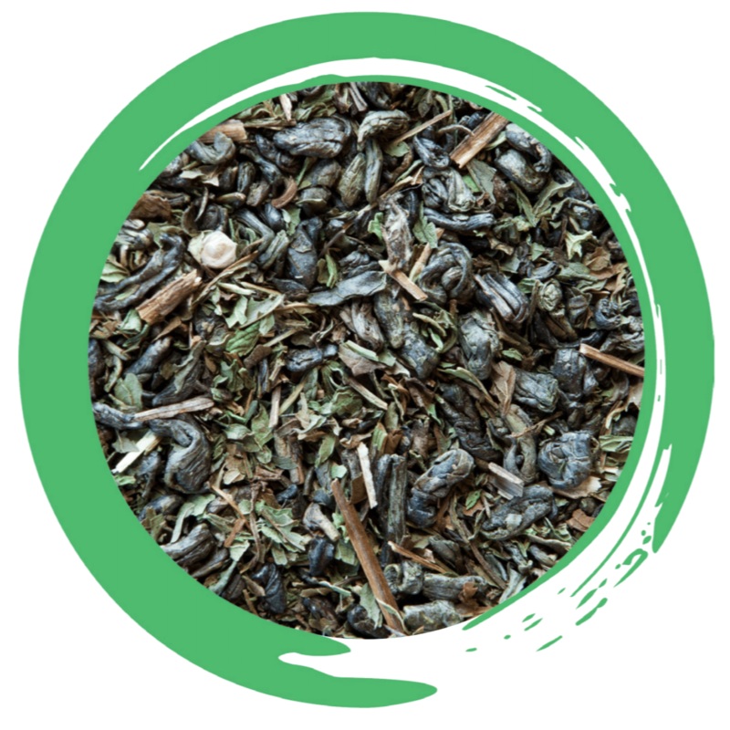Moroccan Mint – Green Tea|1 oz (avg. 7 large cups)|2 oz|4 oz|16 oz|Cold Brew Pack (brews 64 oz) Low Sugar|Cold Brew Pack (brews 64 oz) No Sugar