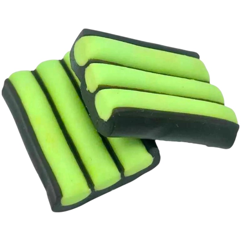 Apple Liquorice Stripes|125g (0.28lb)|250g (0.55lb)|500g (1.1lb)|1kg (2.2lb)|P|B|62.5g (0.14lb)