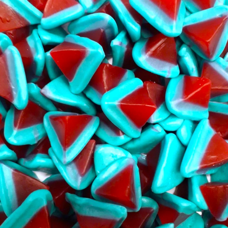 Blue Raspberry Volcanoes|125g (0.28lb)|250g (0.55lb)|500g (1.1lb)|1kg (2.2lb)|P|B|62.5g (0.14lb)