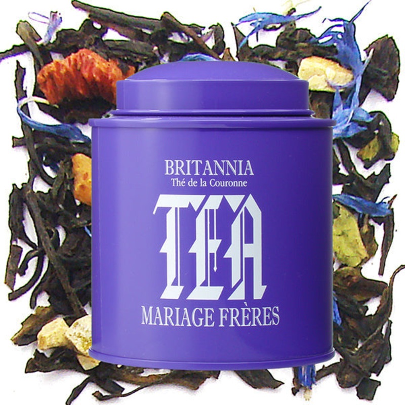 Britannia, Th de la Couronne (crown tea) Tin