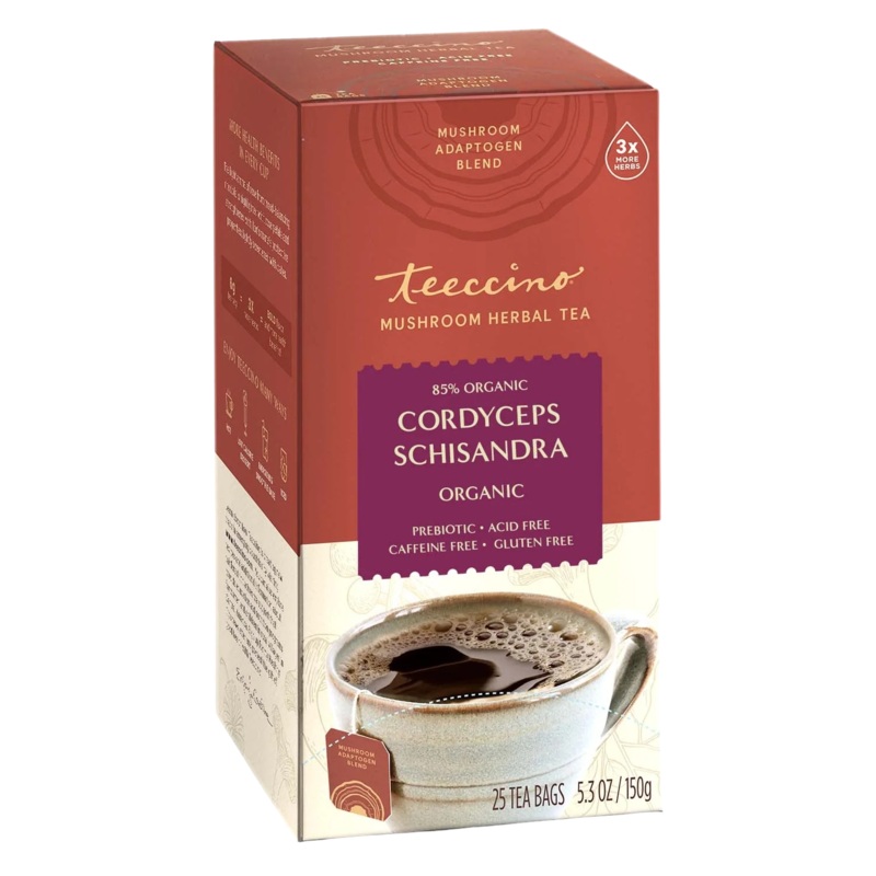 Cordyceps Schisandra Cinnamon Berry Mushroom Herbal Tea