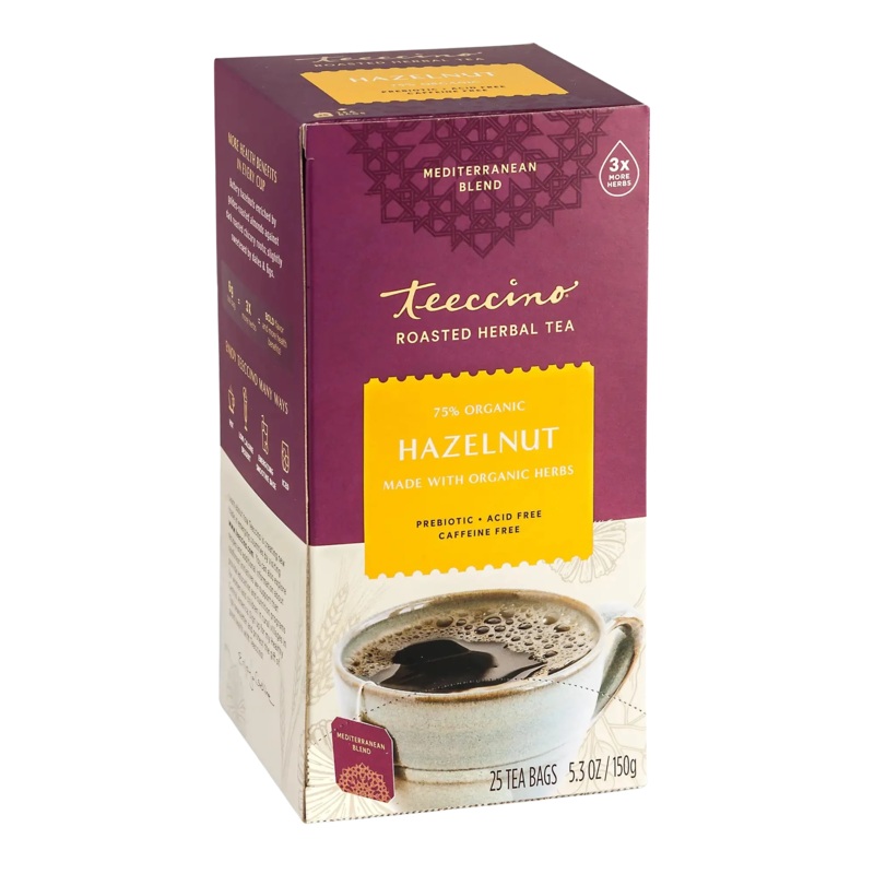Hazelnut Roasted Herbal Tea|25 tea bags|10 tea bags|50 tagless tea bags