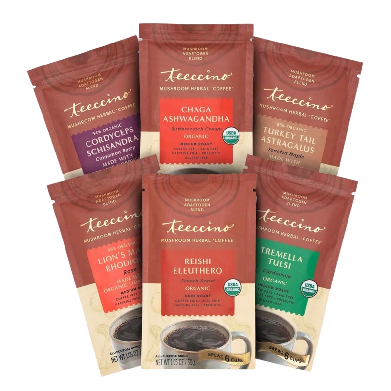 Mushroom Herbal Coffee Sampler