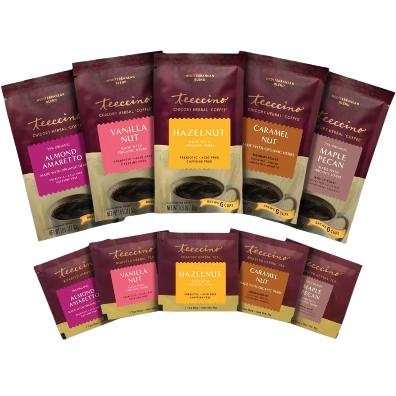 Nut Blends Herbal Coffee & Tea Sampler