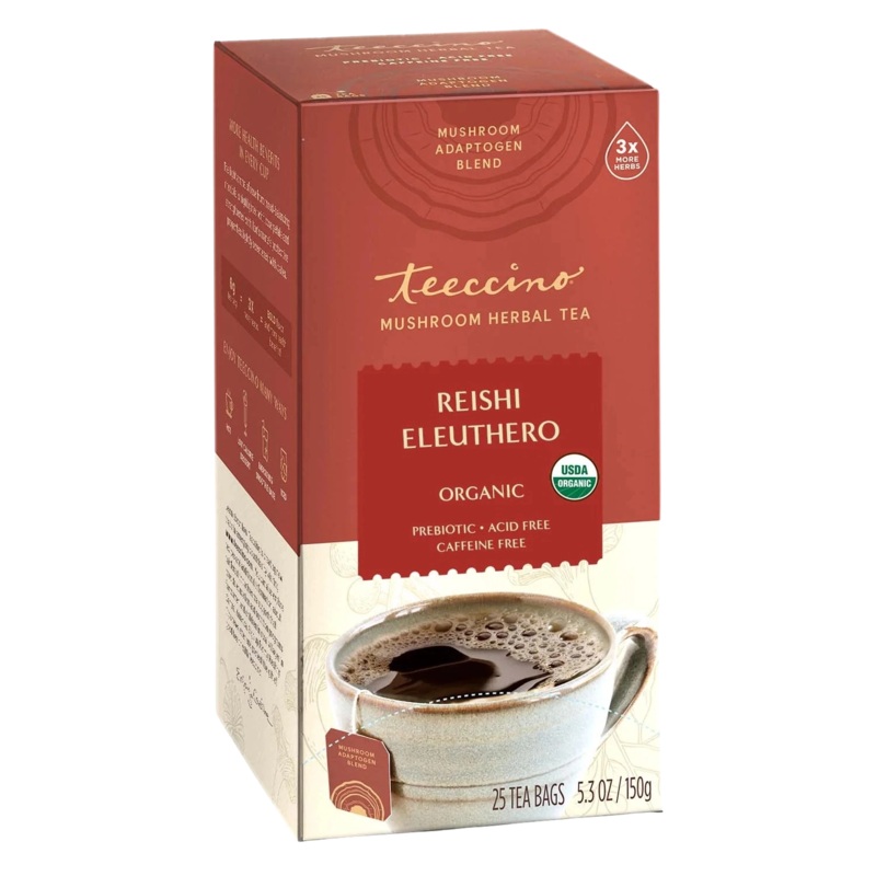 Reishi Eleuthero French Roast Mushroom Herbal Tea