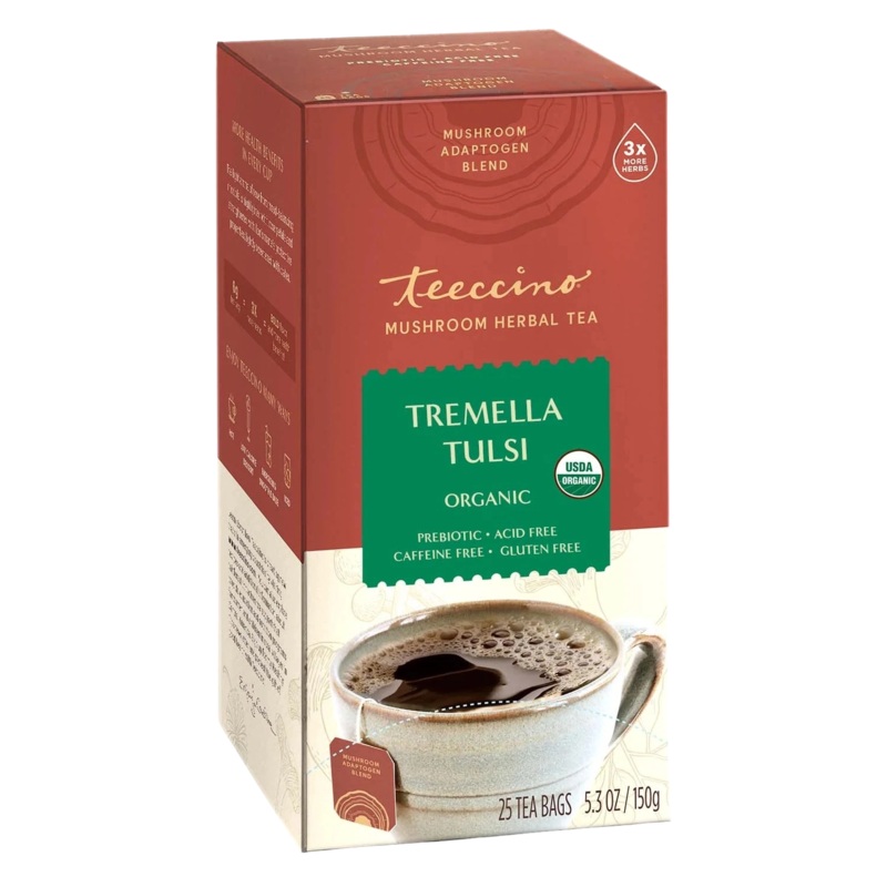 Tremella Tulsi Cardamom Mushroom Herbal Tea
