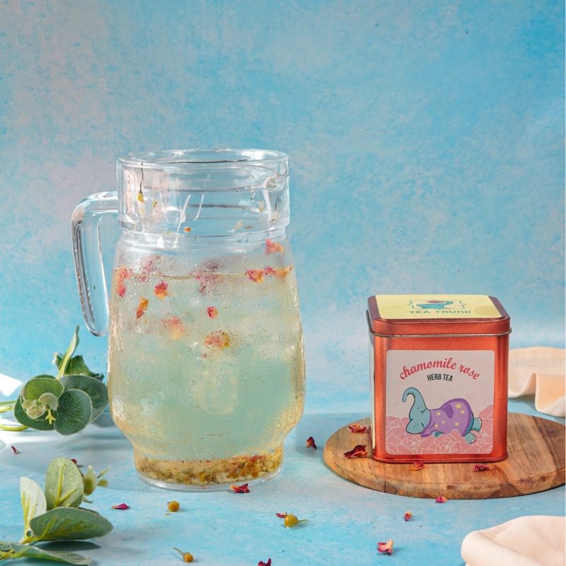 Chamomile Rose Iced Tea|100 GMS|50 GMS|150 GMS|Tin Box|Refill Pack