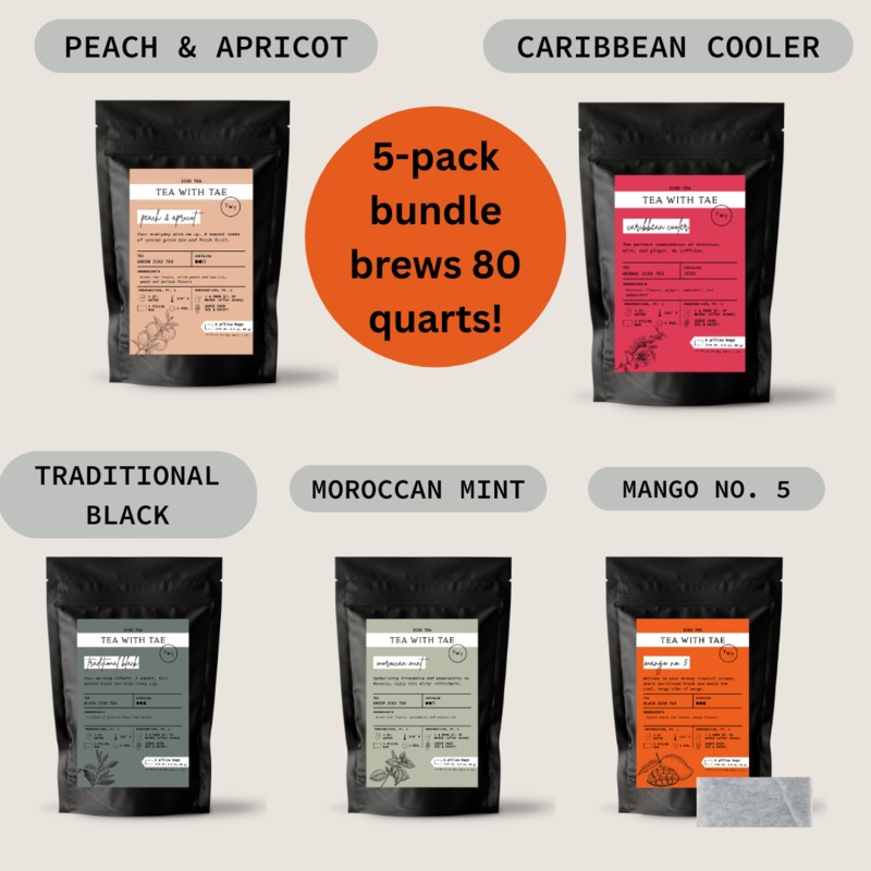 Iced Tea Pouch Bundle (makes 80 quarts!)