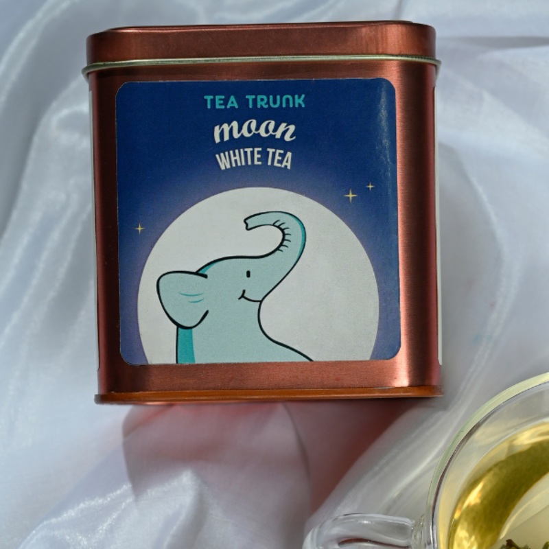 Moon White Tea – Tea Bags|30 Tea Bags|15 Tea Bags|45 Tea Bags|Tin Box|Refill Pack