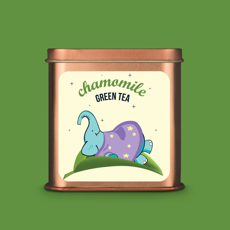 Chamomile Green Tea|100 GMS|50 GMS|150 GMS|Tin Box|Refill Pack