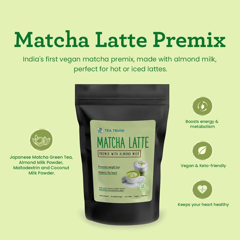 Matcha Latte Premix – with Almond Milk
