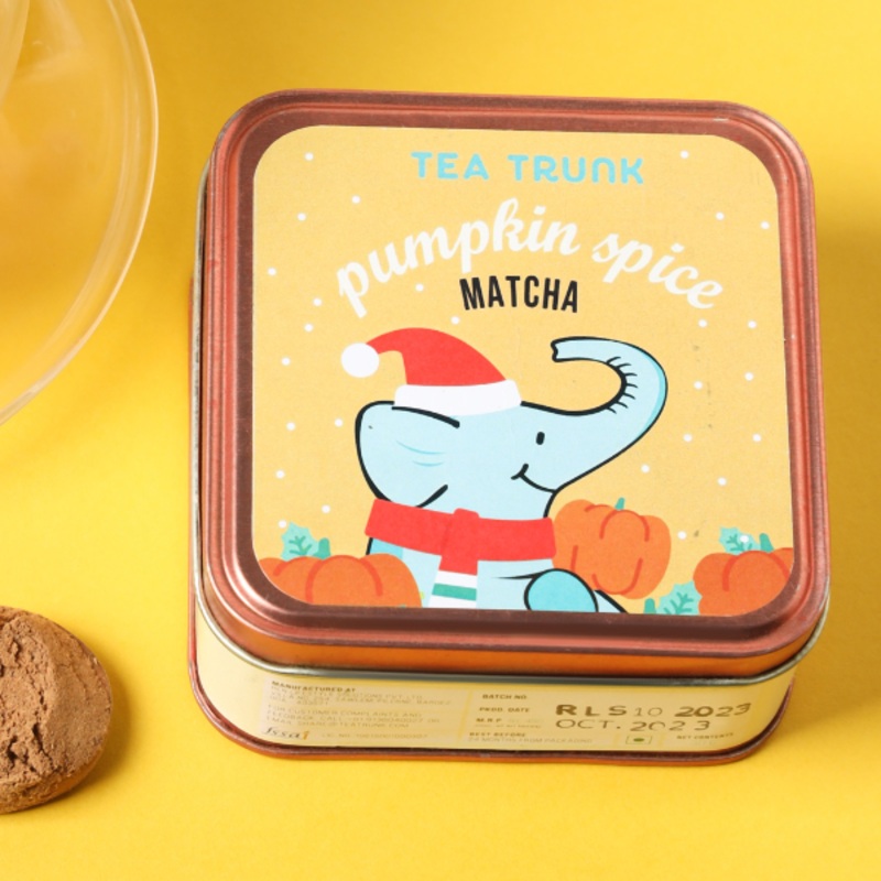 Pumpkin Spice Matcha|60 GMS|30 GMS|90 GMS|Tin Box|Refill Pack
