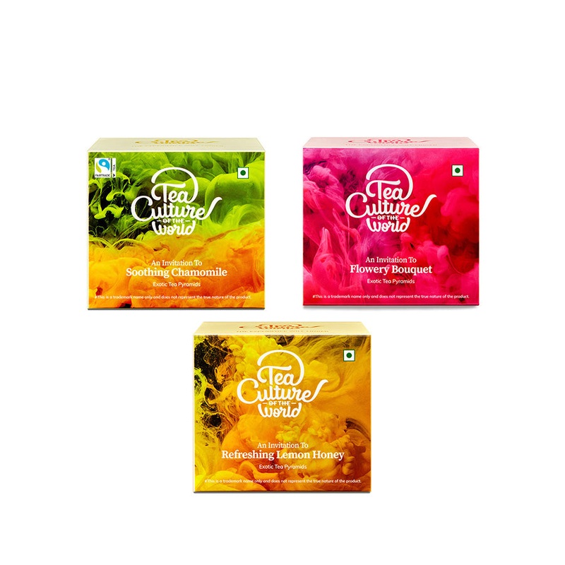 Bestseller Combo – Soothing Chamomile, Flowery Bouquet and Refreshing Lemon Honey