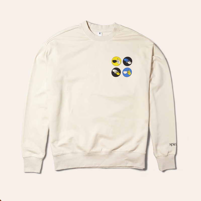 ‘…In Space and Time’ Crewneck Sweater | Katie Chung Collection