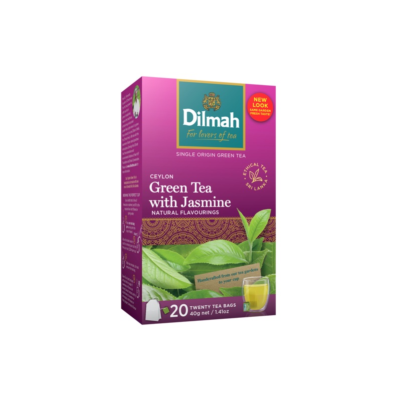 CEYLON GREEN TEA WITH JASMINE – 20 TEA BAGS