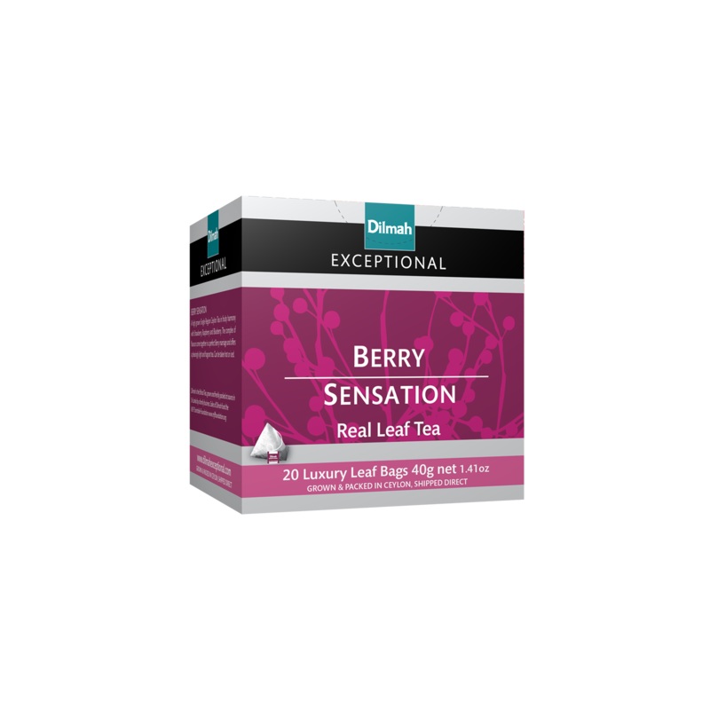 EXCEPTIONAL BERRY SENSATION – 20 LEAF TEA BAGS