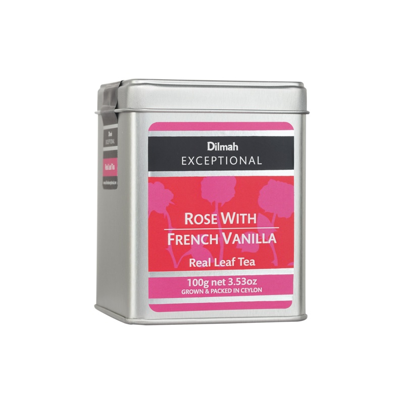 EXCEPTIONAL ROSE WITH FRENCH VANILLA – 100G LEAF TEA