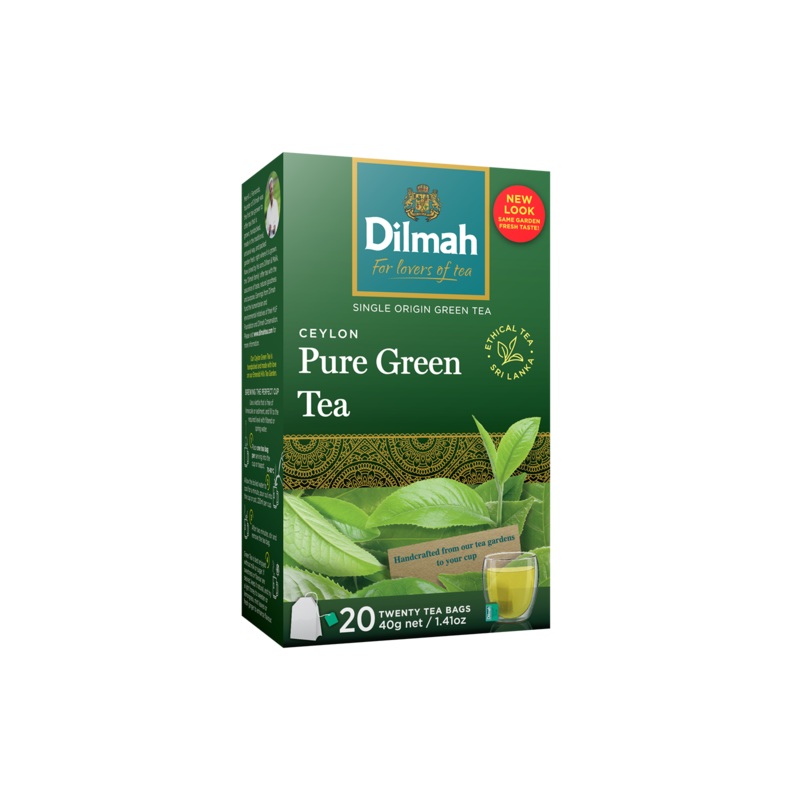 PURE CEYLON GREEN TEA – 20 TEA BAGS